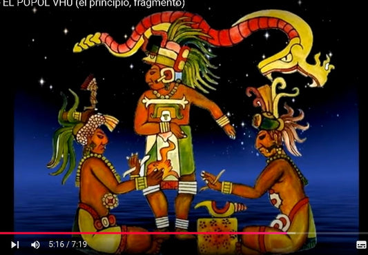EL POPOL VHU (el principio, fragmento) - Toltecapsulas - Educayotl - Luz y Guillermo Marin
