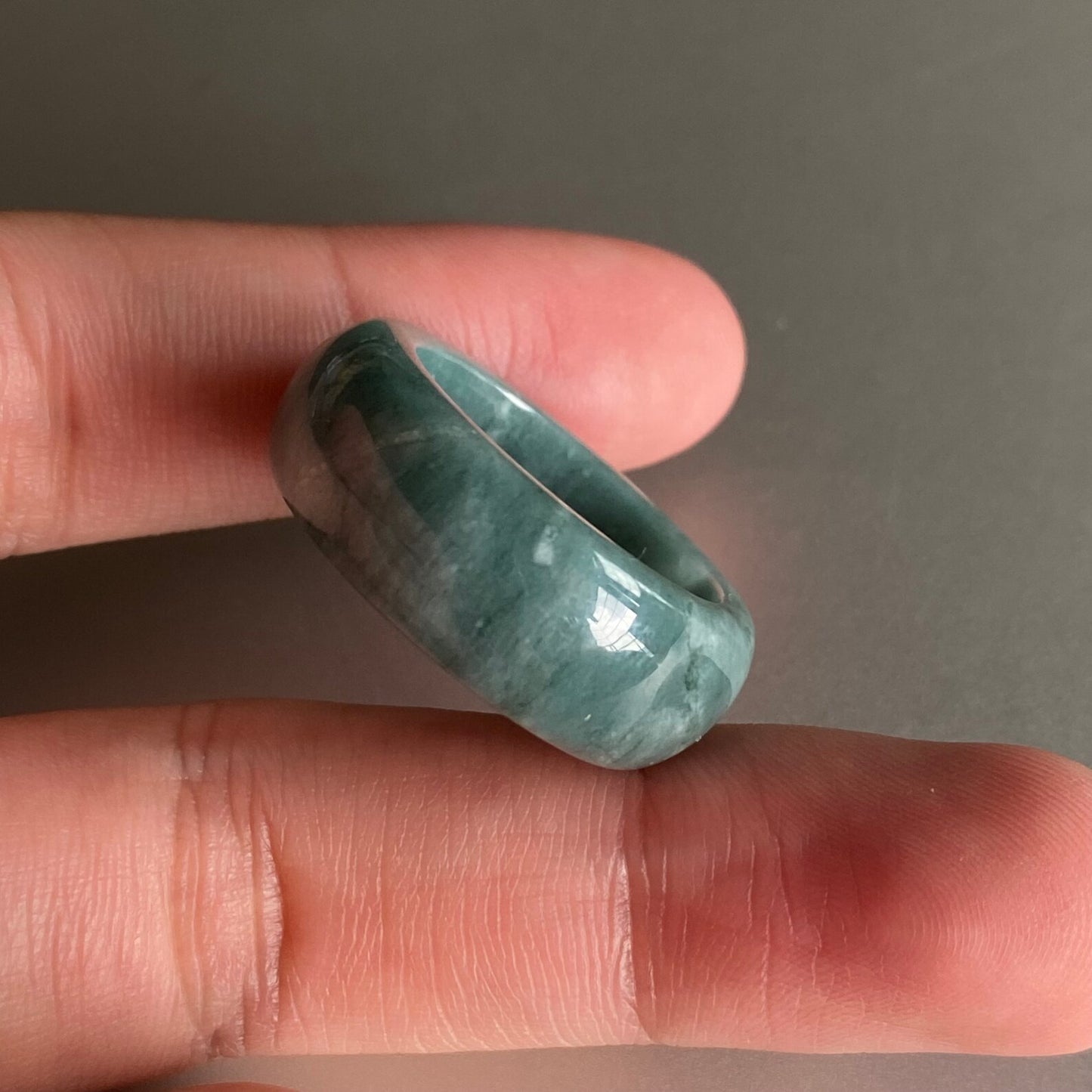 Authentic Guatemalan Jade Ring - Size 5-13 - White Lila, Light Green, and Dark Green - Mayan Jewelry sacred stone