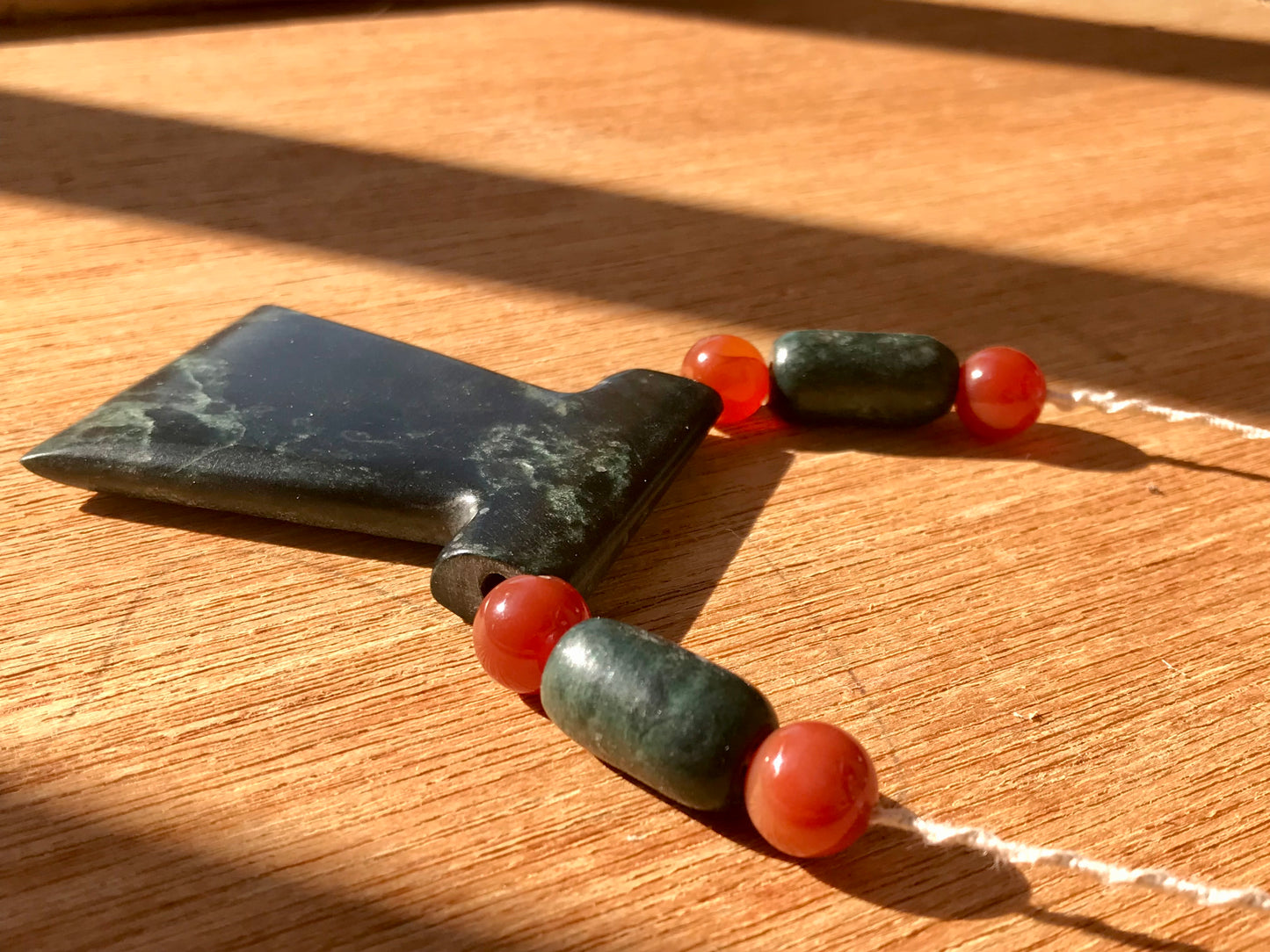 Butterfly Pendant carved like Ancient guatemalan jade - Mayan Jewelry, Mexican Necklace Nature - aztec Monarch butterfly symbol