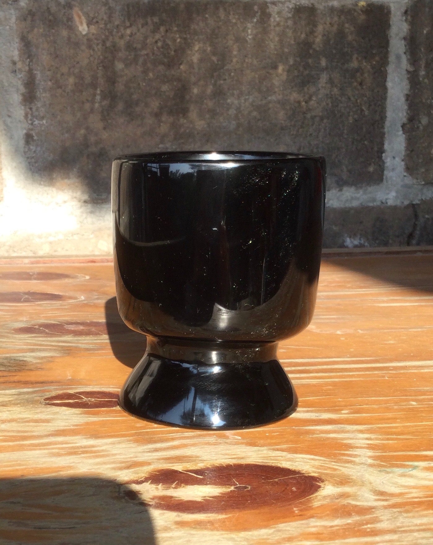 Mexican Obsidian Cup - Powerful Fire Stone for Purification, Healing & Spiritual