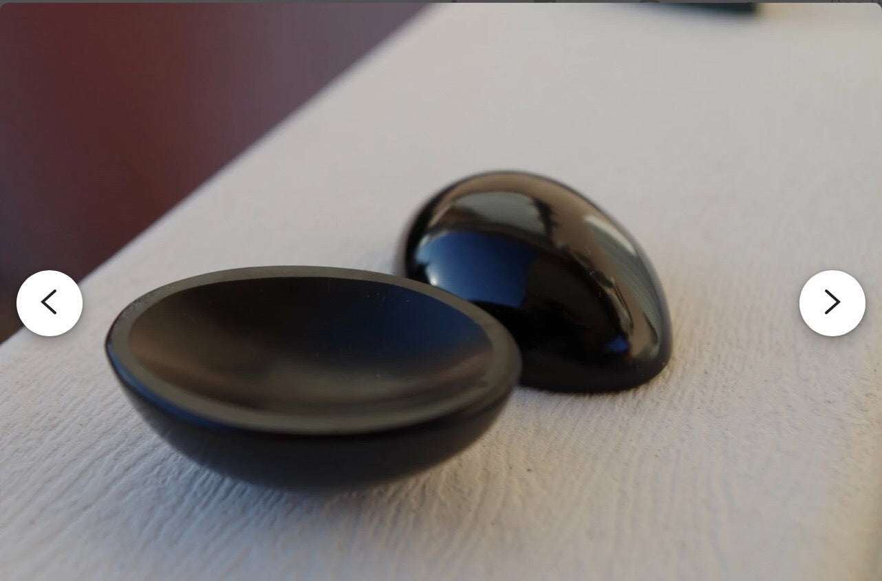 Masque pour les yeux en pierre d'obsidienne - Détendez-vous, libérez les tensions et améliorez votre pratique de la méditation
