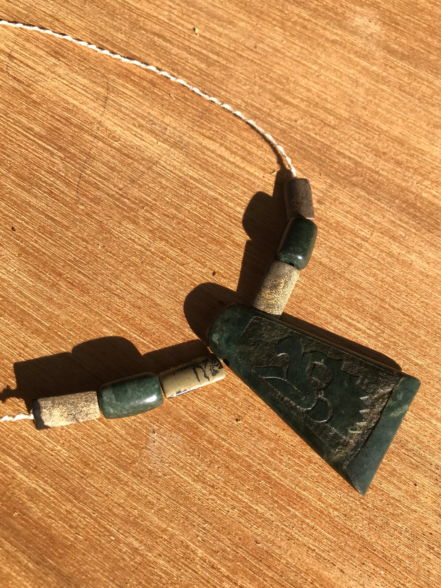 Aztec Eagle pendant carved like Ancient Guatemalan jade,Mayan Jewelry, Mexican Necklace, Precolombian Style, protective Stone
