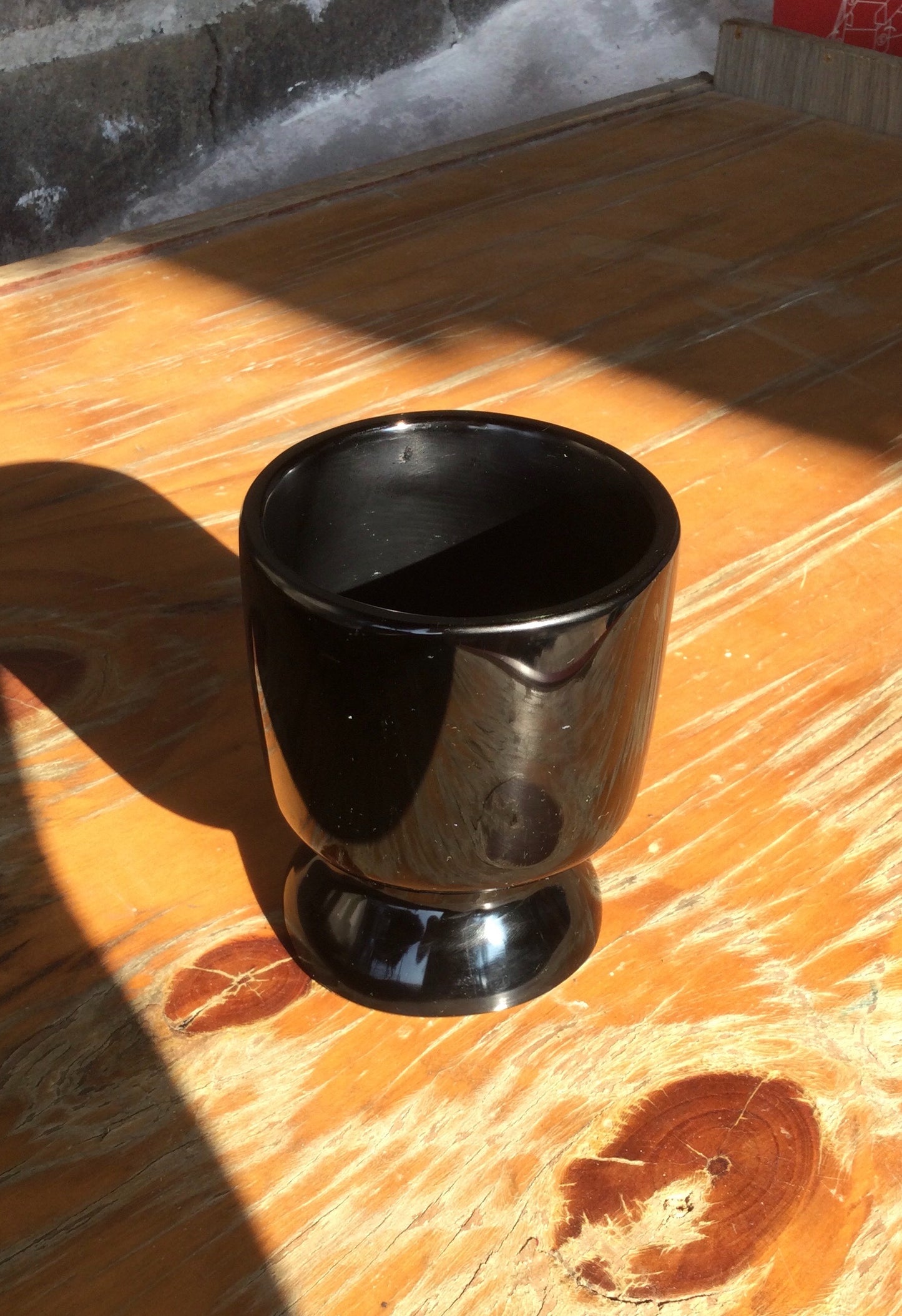 Mexican Obsidian Cup - Powerful Fire Stone for Purification, Healing & Spiritual