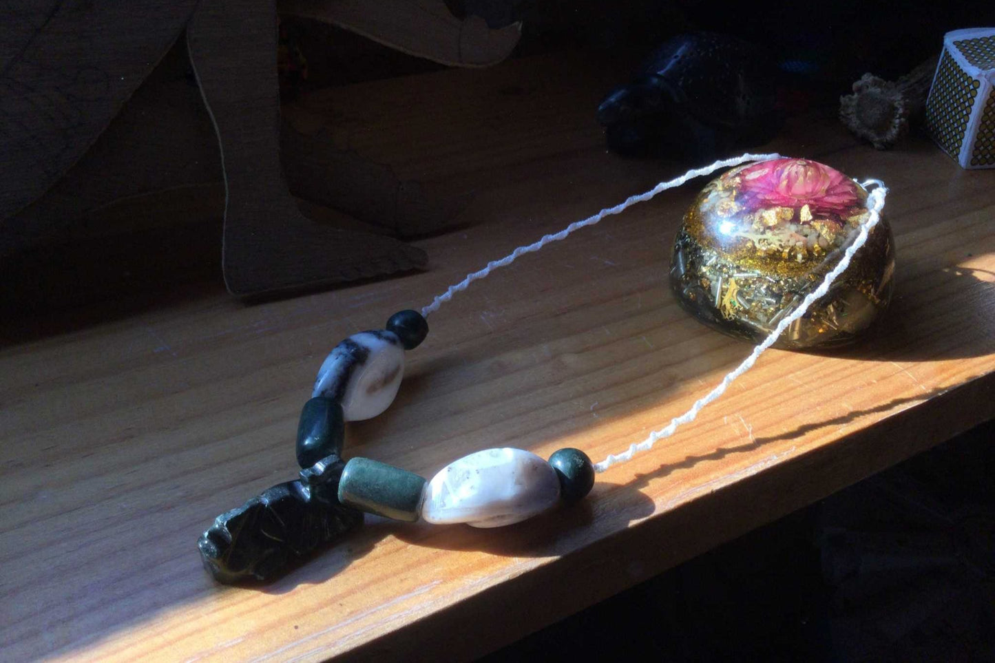 Aztec Eagle Warrior pendant carved