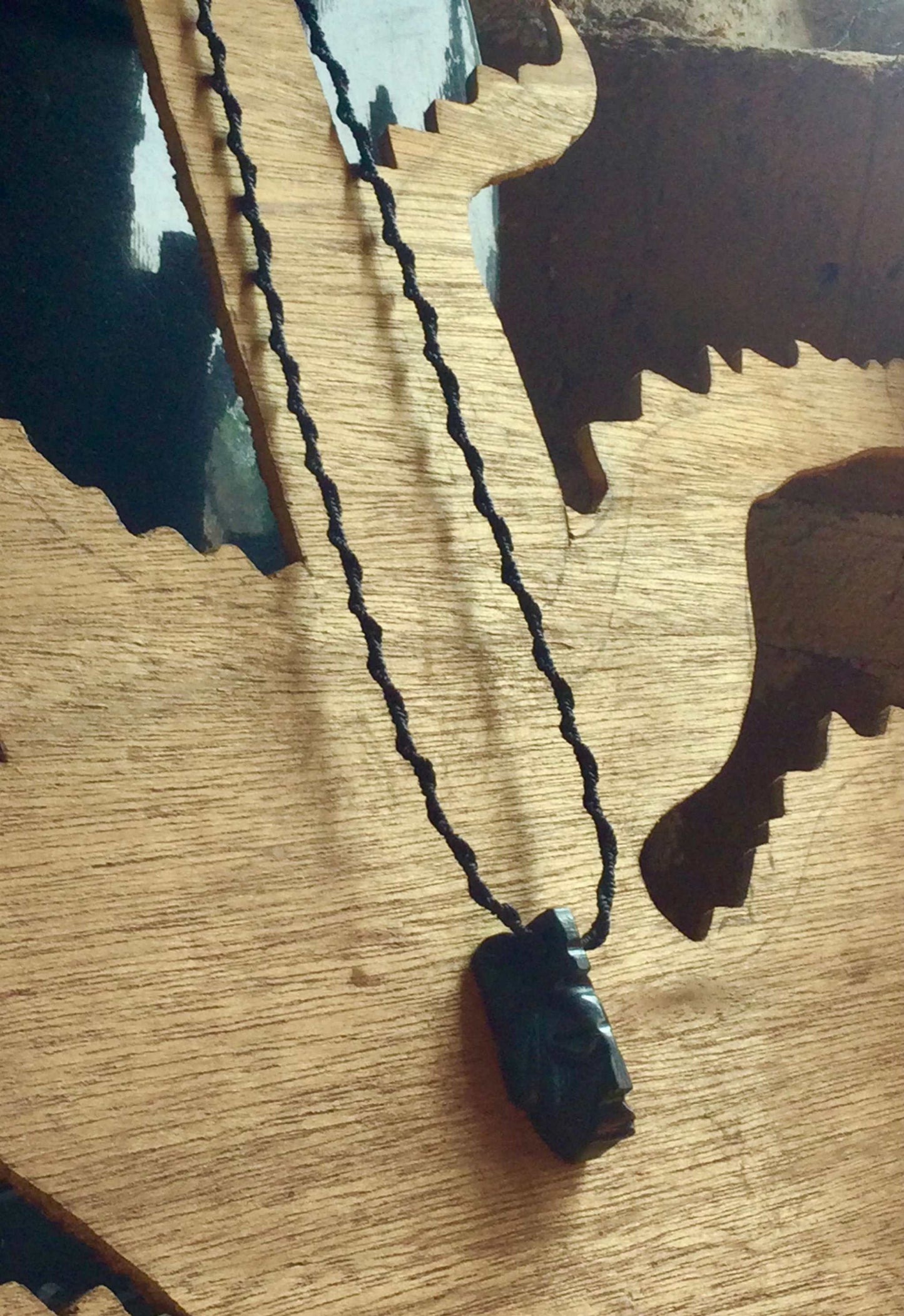 maya pakal head pendant necklace