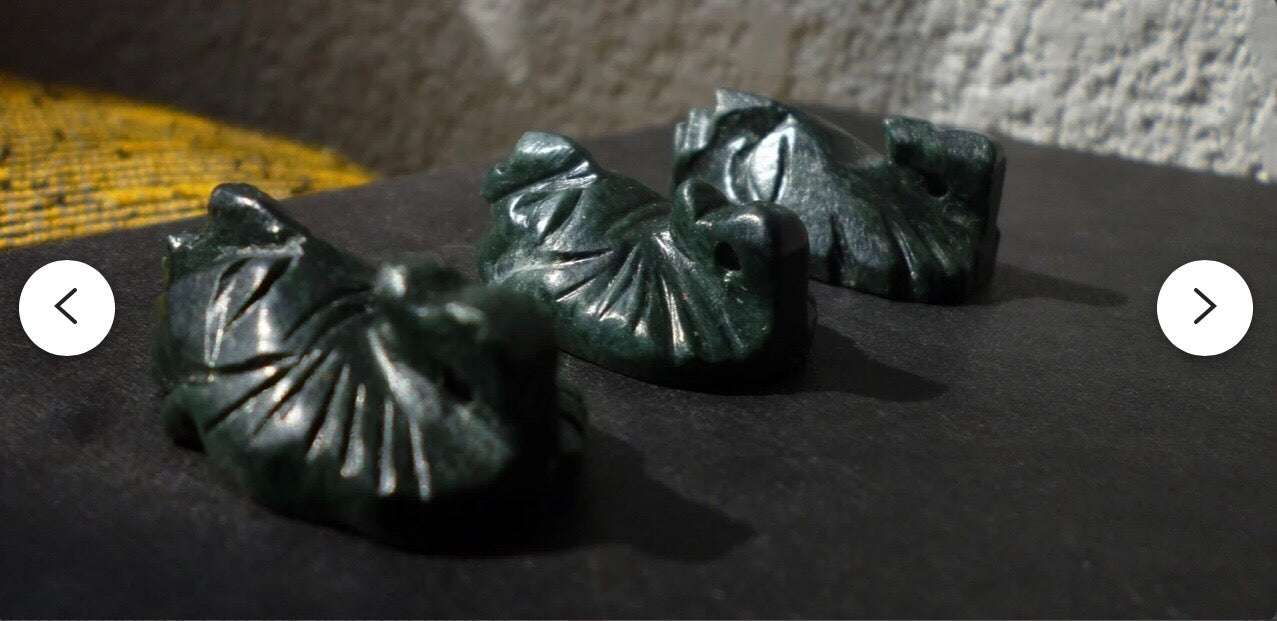 Aztec Eagle Warrior pendant carved