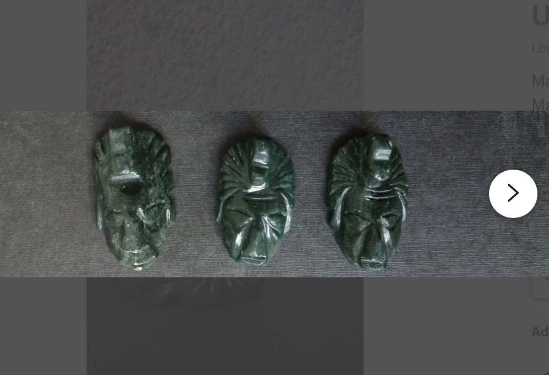 Aztec Eagle Warrior pendant carved