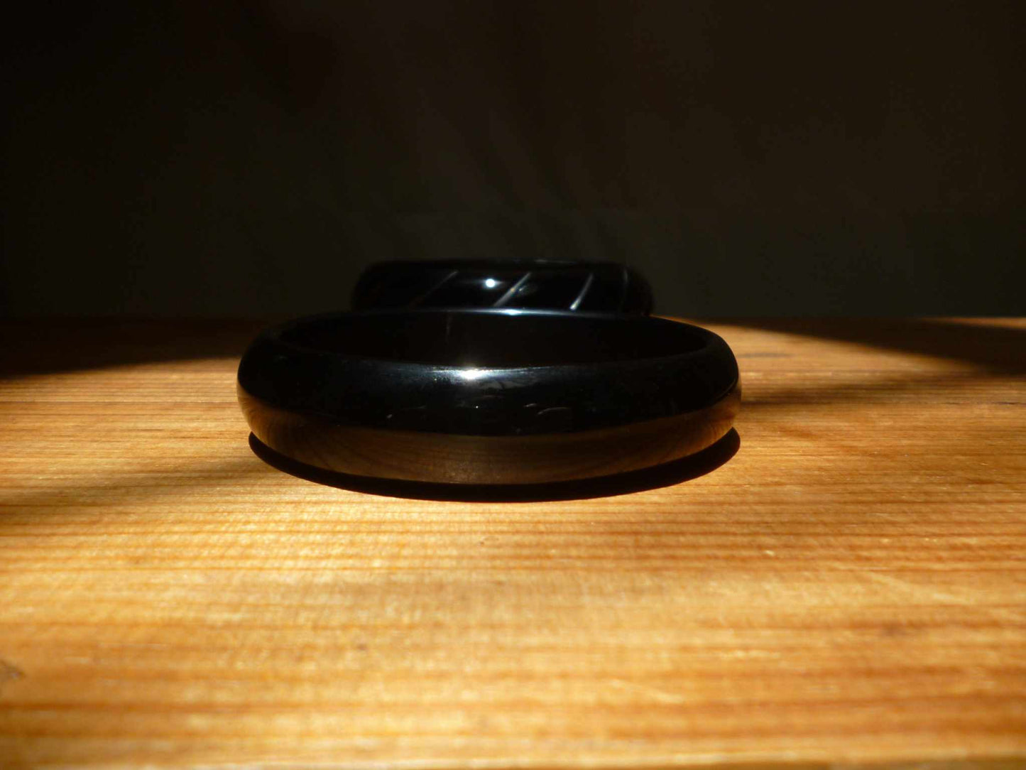 obsidian bracelet - handmade natural mexican jewelry