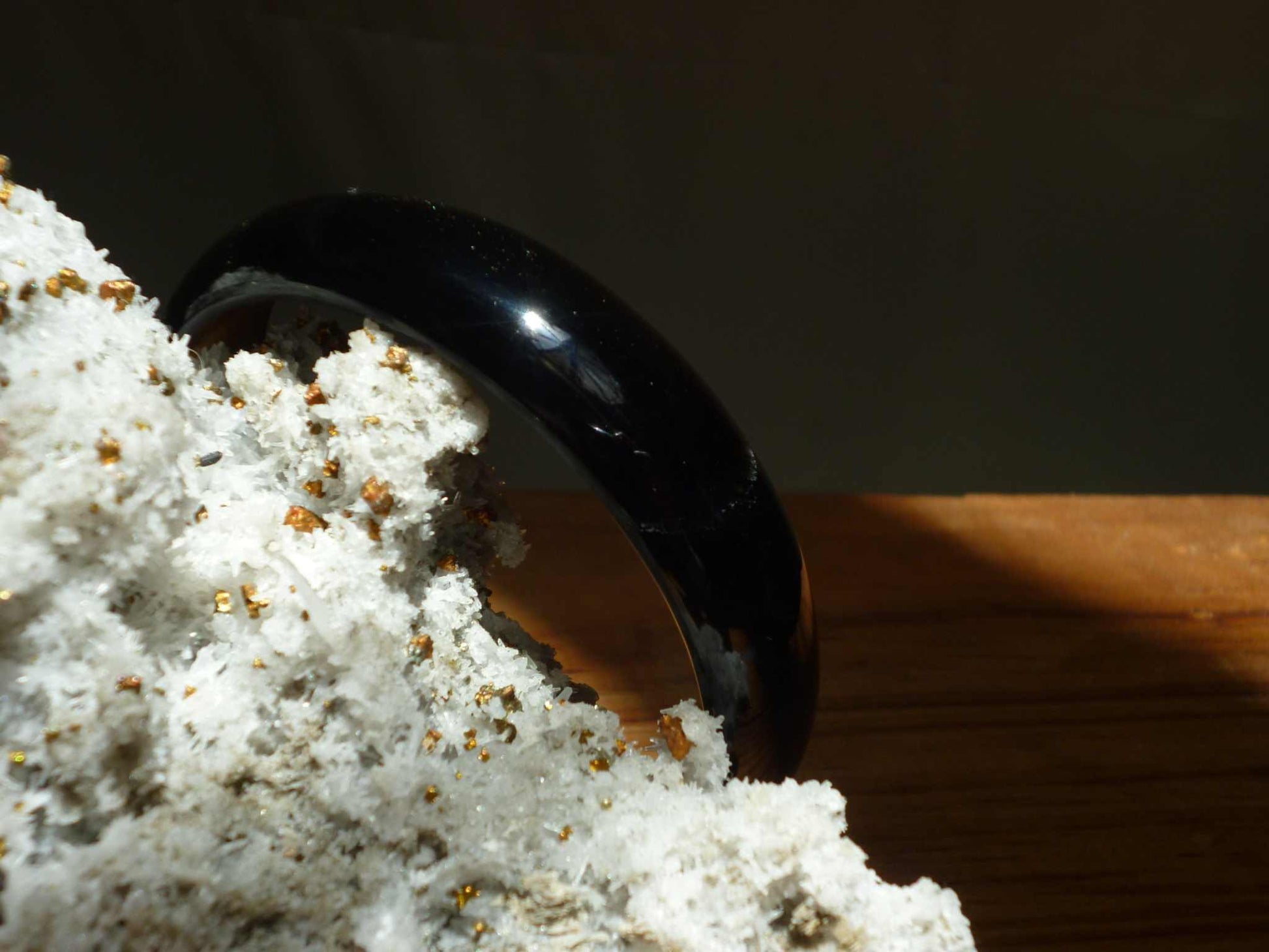 obsidian bracelet - handmade natural mexican jewelry