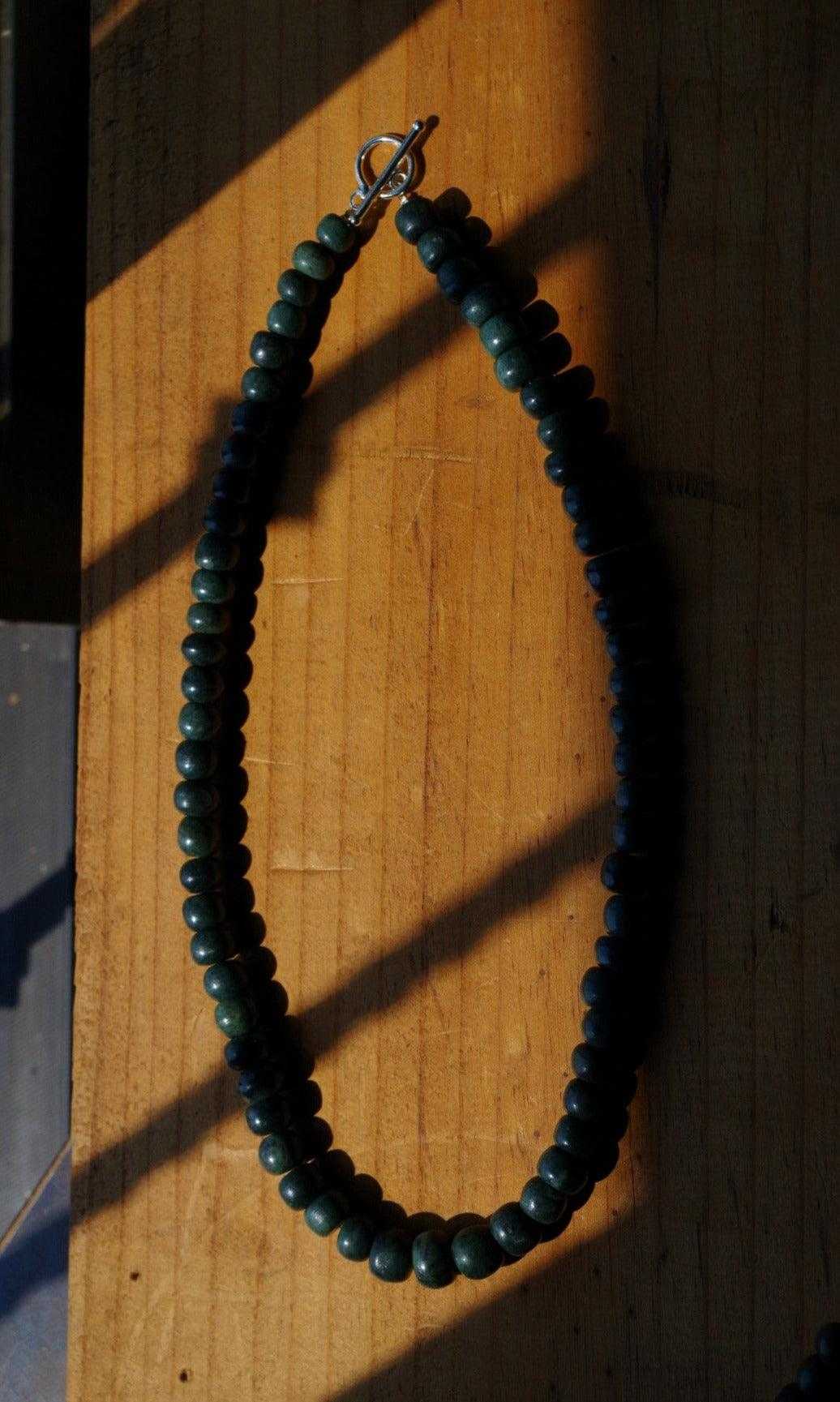 dark green serpentine,