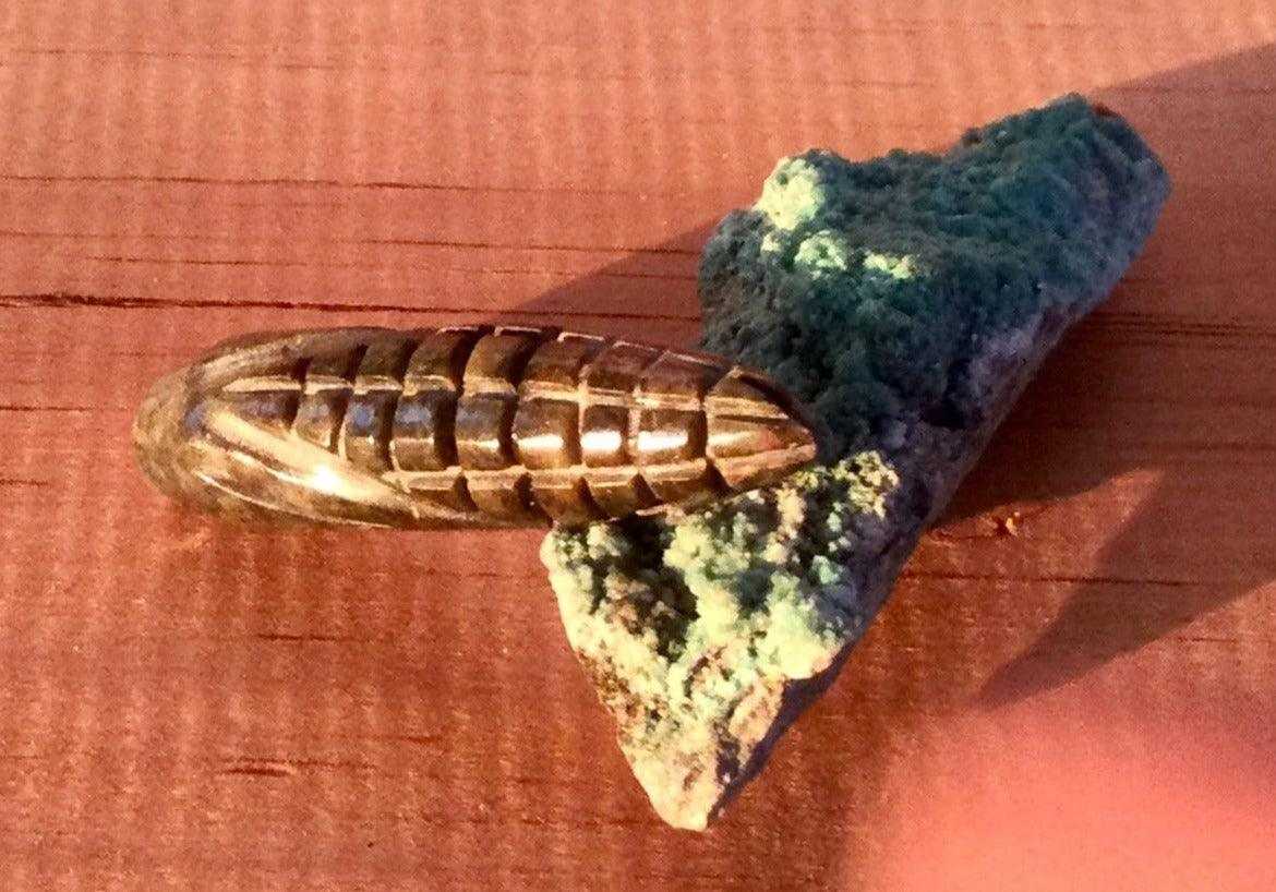 Corn Plant Guatemalan jade Pendant Nature Mayan jade dark green