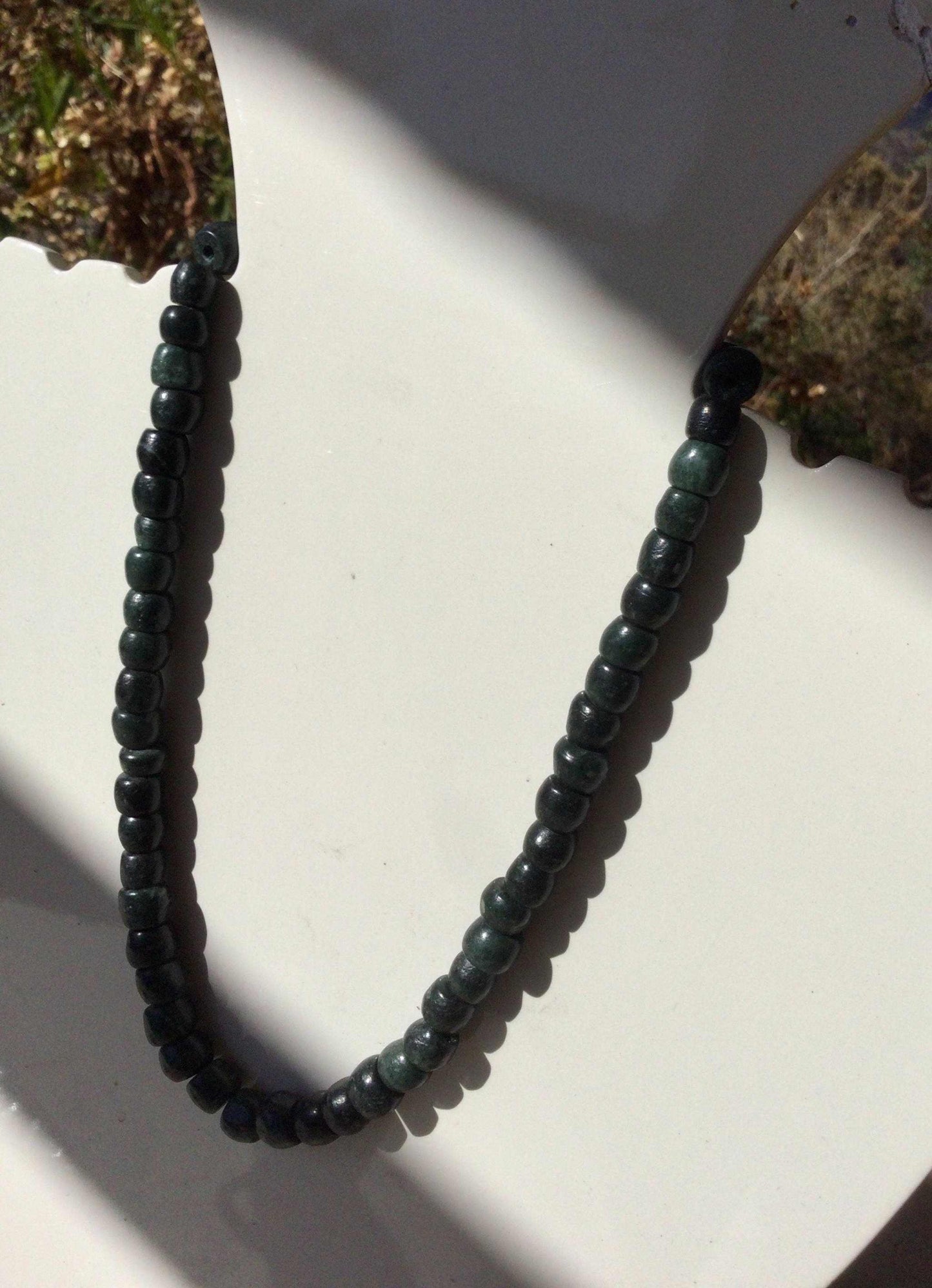 dark green serpentine,