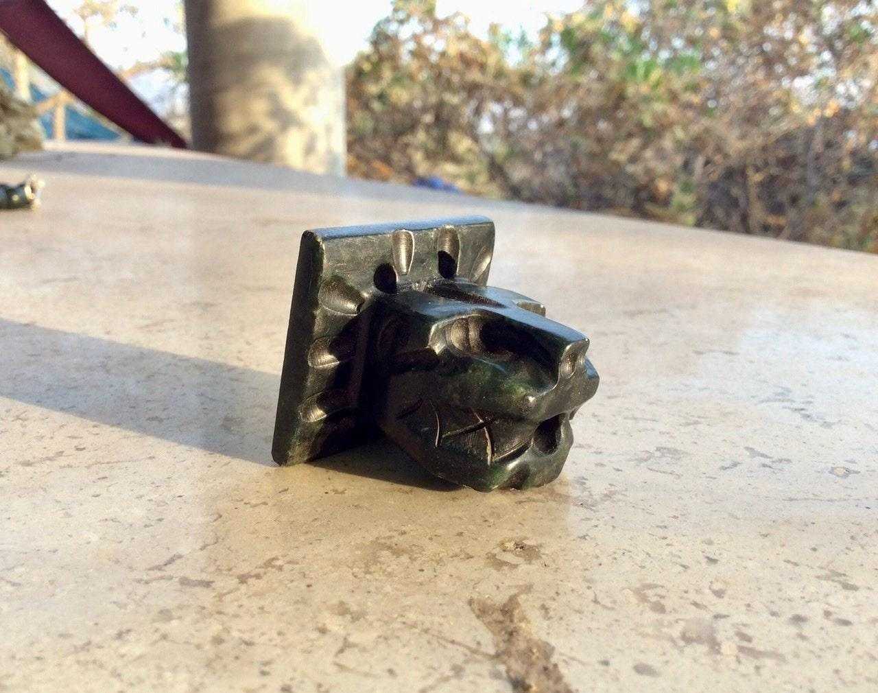 Jewelry Making - Guatemalan Jade Kukulkan, Mexican Jewel Supplies