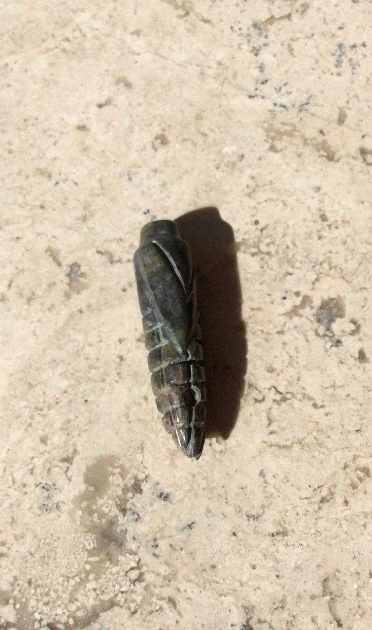 Corn Plant Guatemalan jade Pendant Nature Mayan jade dark green