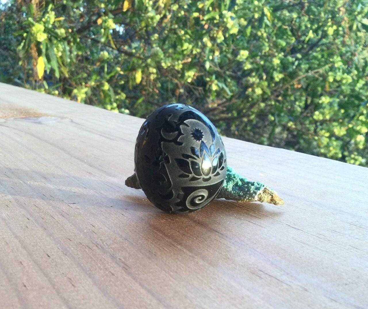 stone crystal obsidian