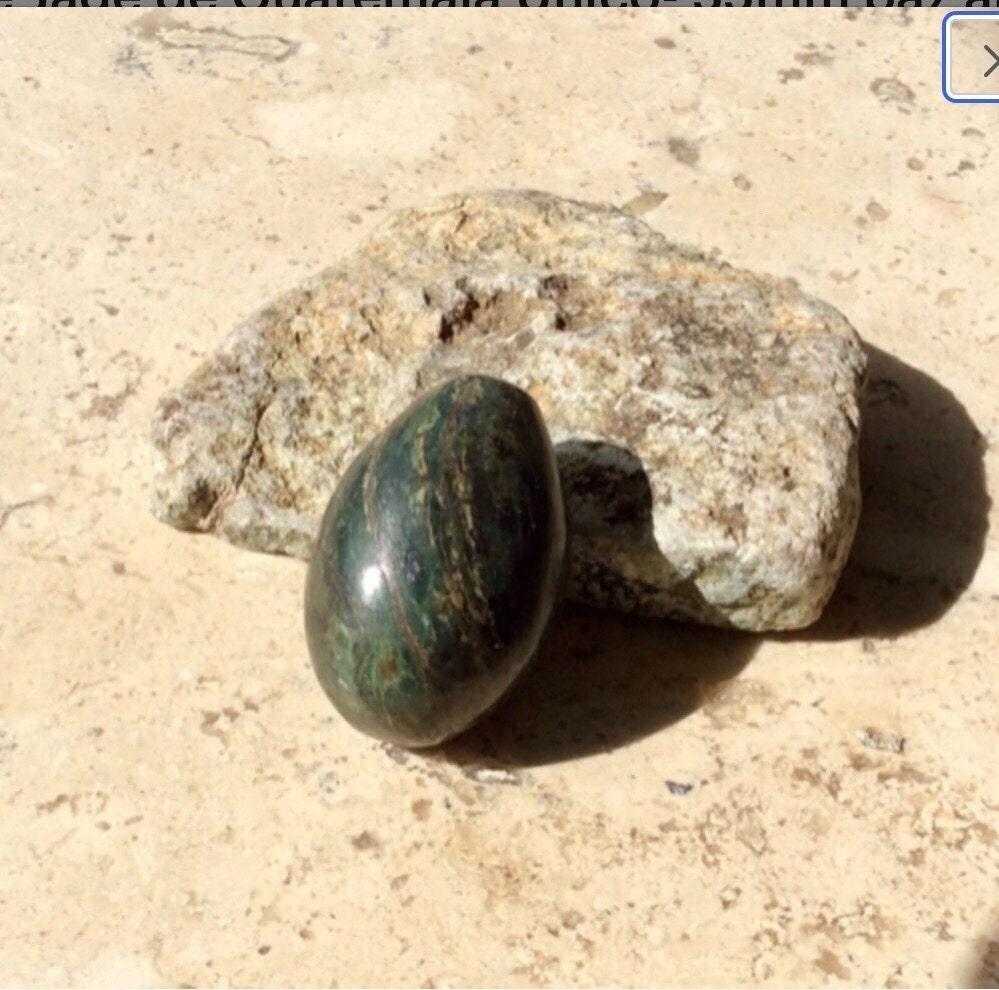guatemalan serpentine jade carved egg stone – ollinmexica
