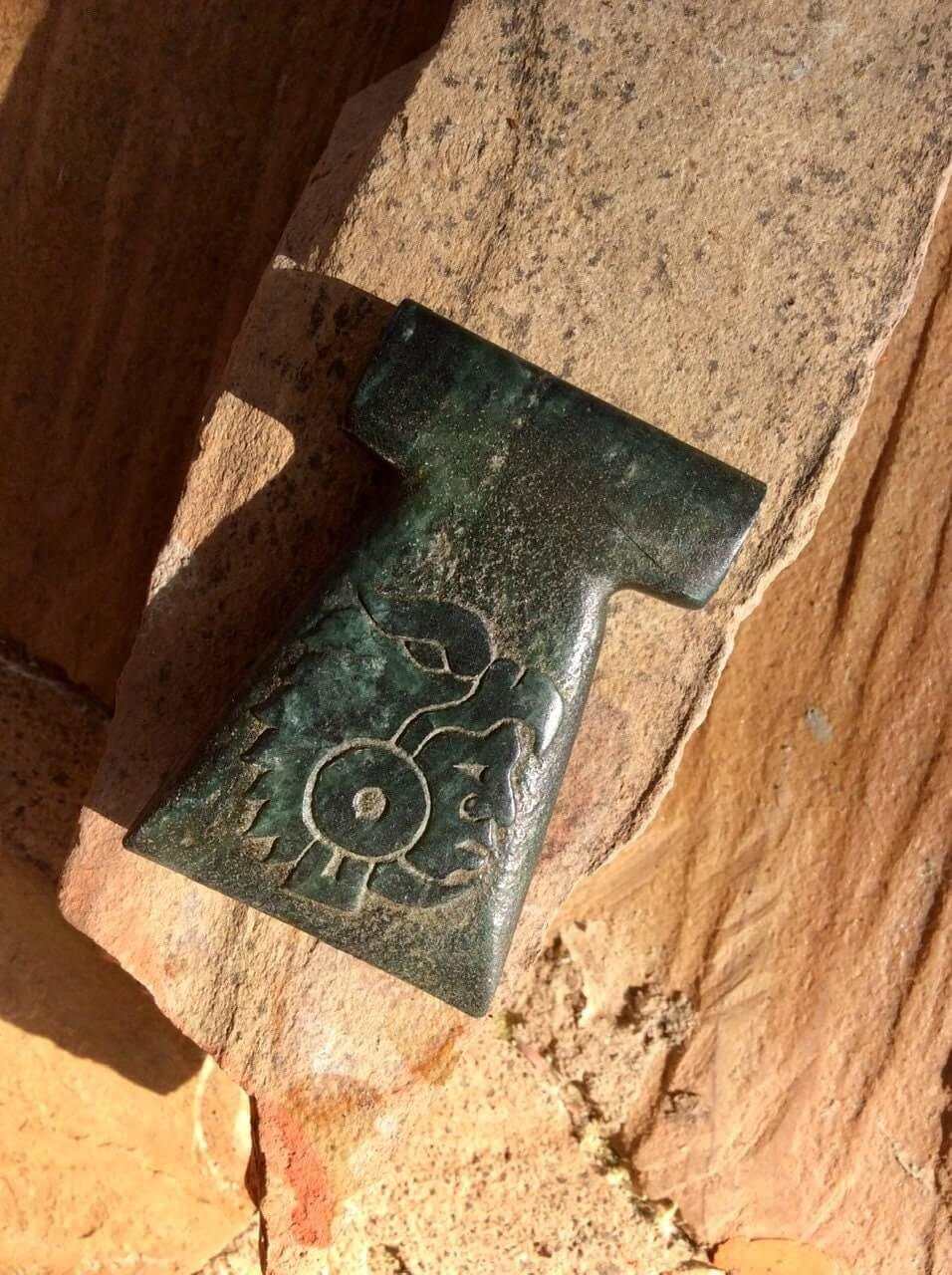 Aztec Eagle Warrior pendant carved in Guatemalan jade,Mayan jade pendant, protection stone jewelry supplies 6 7 8 9 10