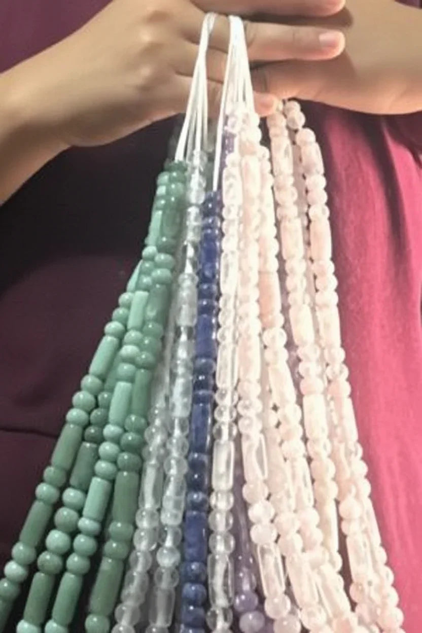 Green Aventurine Necklace | Handmade Mayan Pre-Columbian Style | Mexican Artisan Jewelry