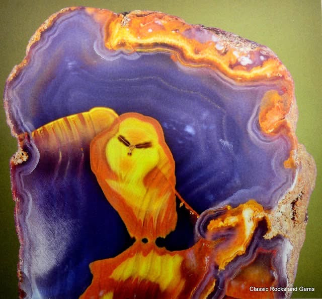 Owl Agate 🦉Mineral from Mexico - Credit: Classic rock and gem