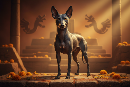 mexican black dog Xolo