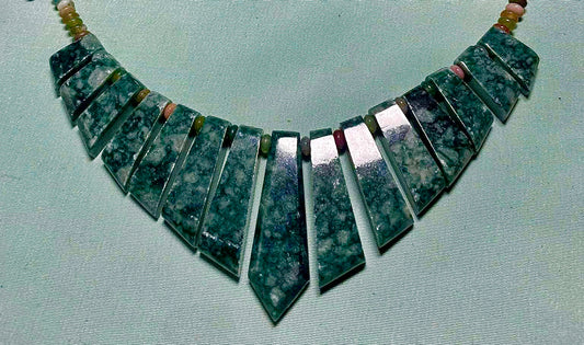 Jaguar Jade neckace - Guatemalan jade jewelry- Mayan precolombian  style 