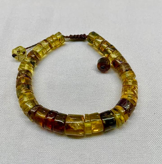 Genuine Mexican Amber beads bracelet from Chiapas- Mayan Jewelry IIII