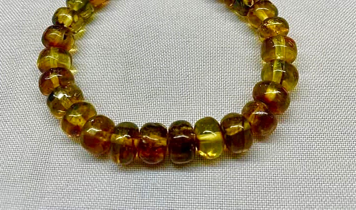 Genuine Mexican Amber beads bracelet from Chiapas- Mayan Jewelry I