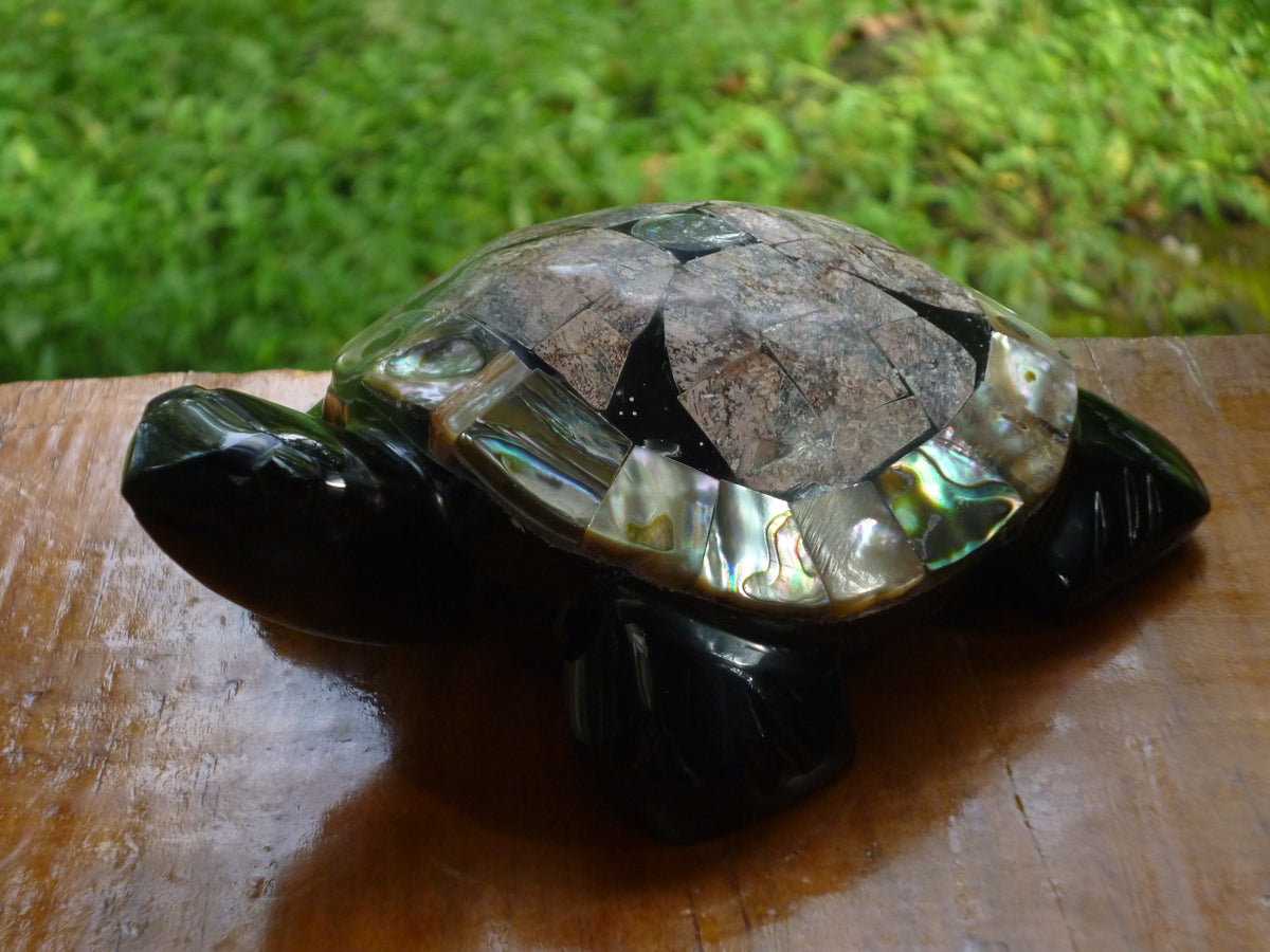 Copa de Obsidiana Mexicana | Piedra Volcánica Tallada a Mano | 10x7cm | Purificación y Sanación | Teotihuacán