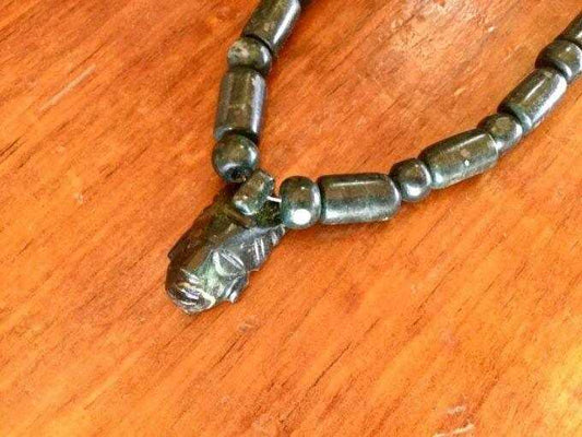 mexican pakal pendant handmade gemstone necklace