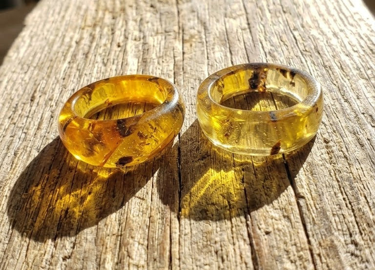 Mexican Amber Ring | Handcrafted Artisan Jewelry