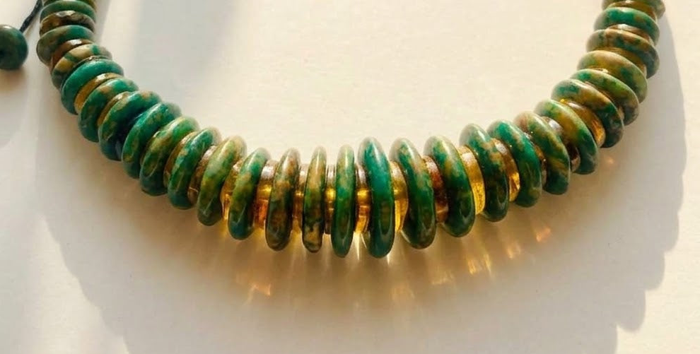 Guatemalita Jade & Mexican Amber Necklace | Chiapas Amber with Insect | Mayan Artisan Jewelry