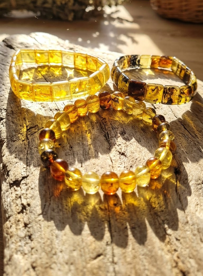 Mexican Amber Beads Bracelet – Chiapas Amber | Mayan Jewelry