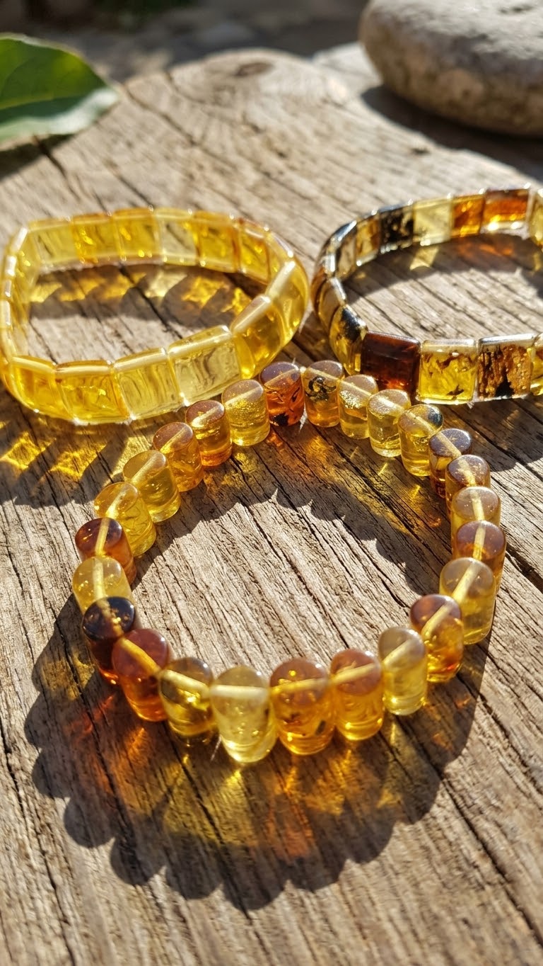 Mexican Amber Beads Bracelet – Chiapas Amber | Mayan Jewelry