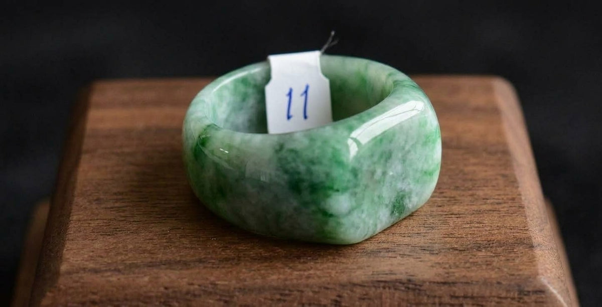 Guatemalan Jade Ring | Sizes 5-13 | White, Light Green & Dark Green | Mayan Sacred Stone Jewelry