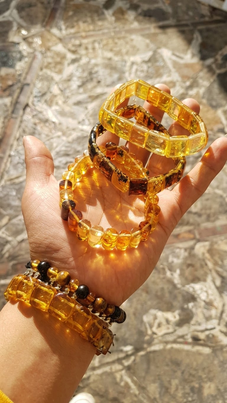 Mexican Amber Beads Bracelet – Chiapas Amber | Mayan Jewelry